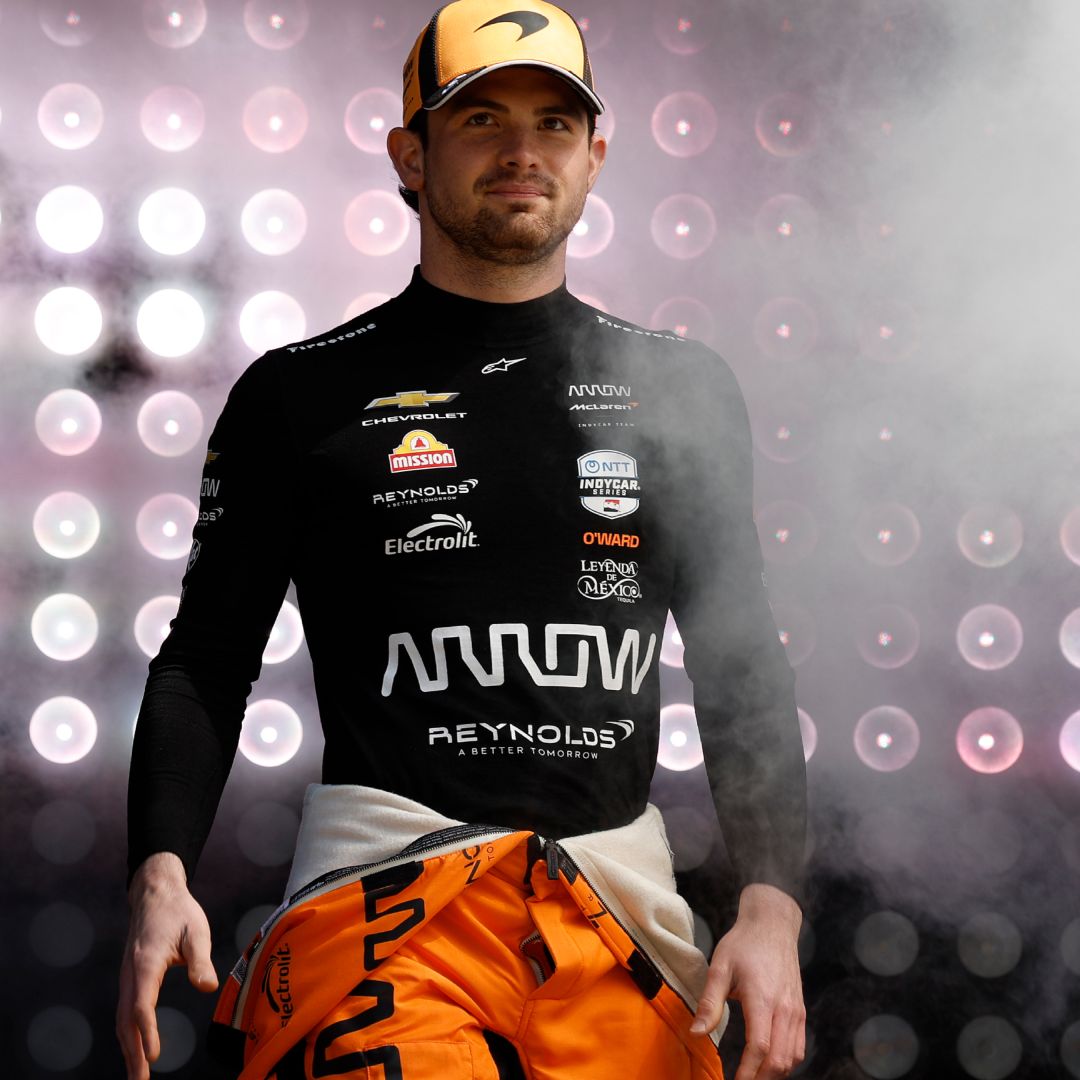 Patricio O'Ward, piloto mexicano de la IndyCar
